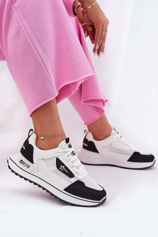 spordijalatsid Pealiste omad platvormiga Big Star RR274A223 HI-POLY SYSTEM Valget-msuud