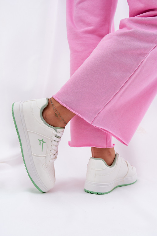 Sneakers tüüpi jalanõud Pealiste omad Big Star RR274A246 HI-POLY SYSTEM valget värvi Sneakers tüüpi jalanõud Pealiste omad Big Star RR274A246 HI-POLY SYSTEM valget värvi