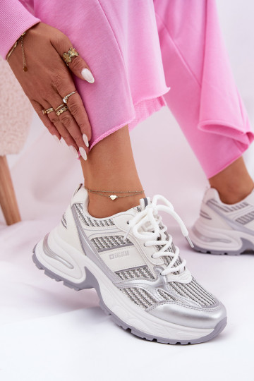 Sneakers tüüpi jalanõud Pealiste omad Big Star RR274A195 valget värvi