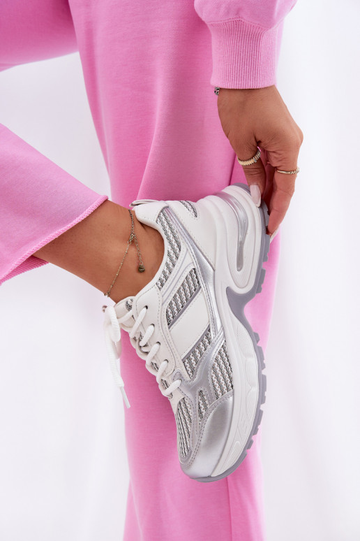 Sneakers tüüpi jalanõud Pealiste omad Big Star RR274A195 valget värvi