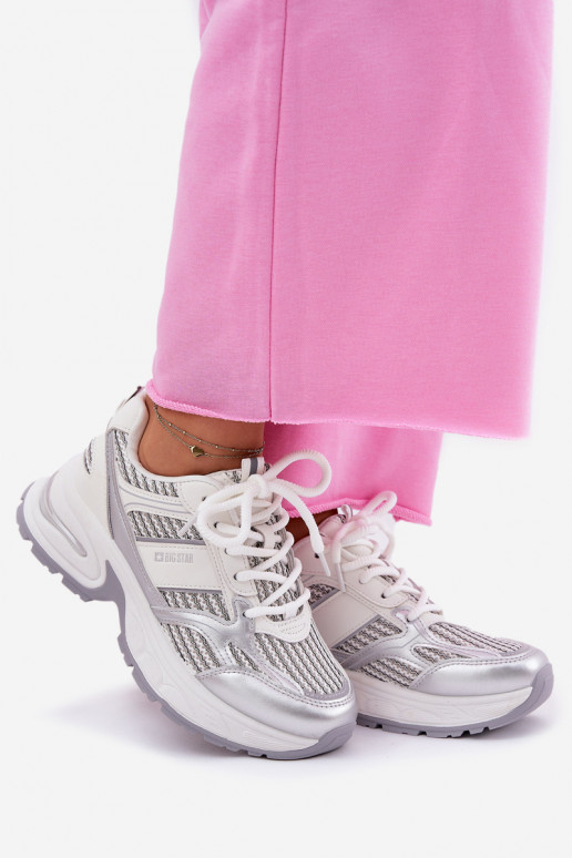 Sneakers tüüpi jalanõud Pealiste omad Big Star RR274A195 valget värvi