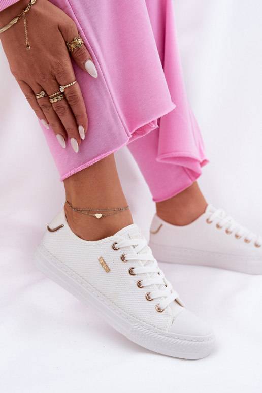 Riidest naiste saapad Big Star RR274766 valget värvi Riidest naiste saapad Big Star RR274766 valget värvi