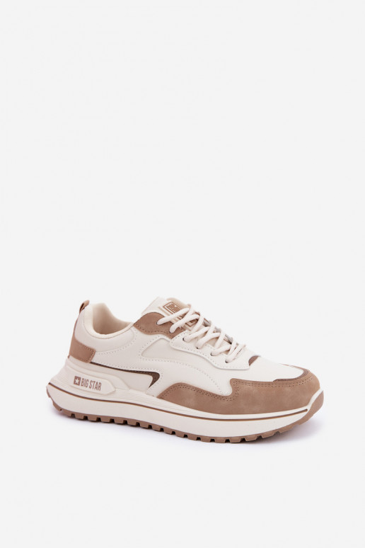 Sneakers tüüpi jalanõud Pealiste omad Big Star RR274A216 HI-POLY SYSTEM beeži värvi Sneakers tüüpi jalanõud Pealiste omad Big Star RR274A216 HI-POLY SYSTEM beeži värvi