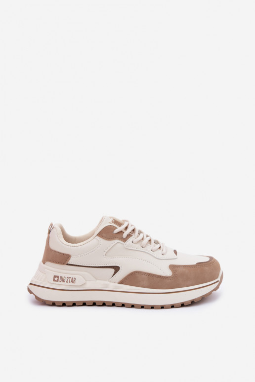 Sneakers tüüpi jalanõud Pealiste omad Big Star RR274A216 HI-POLY SYSTEM beeži värvi Sneakers tüüpi jalanõud Pealiste omad Big Star RR274A216 HI-POLY SYSTEM beeži värvi