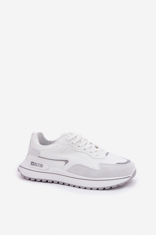 Sneakers tüüpi jalanõud Pealiste omad Big Star RR274A213 HI-POLY SYSTEM valget värvi Sneakers tüüpi jalanõud Pealiste omad Big Star RR274A213 HI-POLY SYSTEM valget värvi