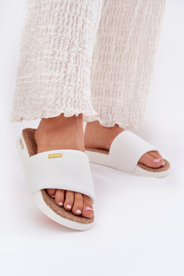 naiste plätud Big Star RR274A103 valget värvi 2