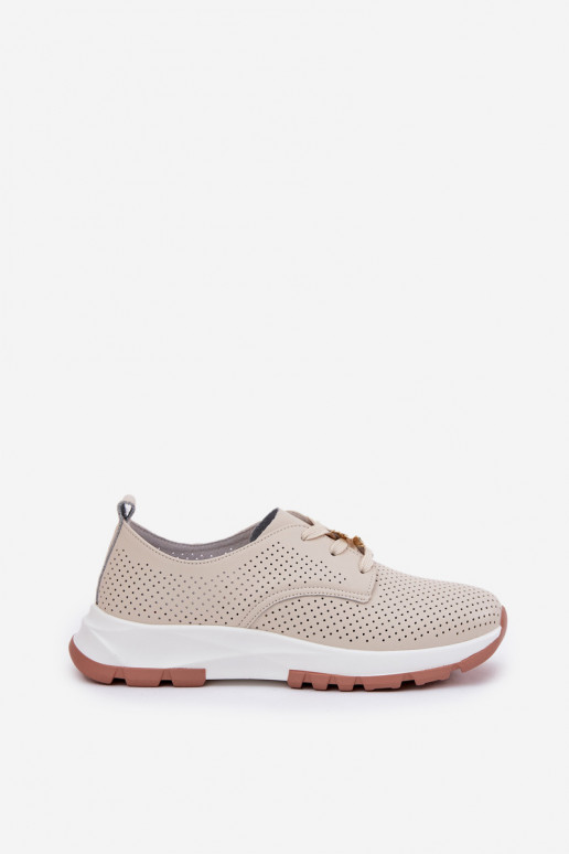 Pealhk jalatsid Pealiste omad Z Przypinką Artiker 54C1811 beeži värvi