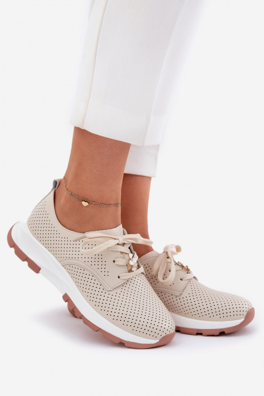 Pealhk jalatsid Pealiste omad Z Przypinką Artiker 54C1811 beeži värvi