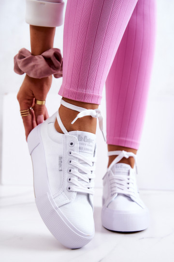 Spordijalatsid platvormiga Lee Cooper LCIN-22-31-0884L valget värvi