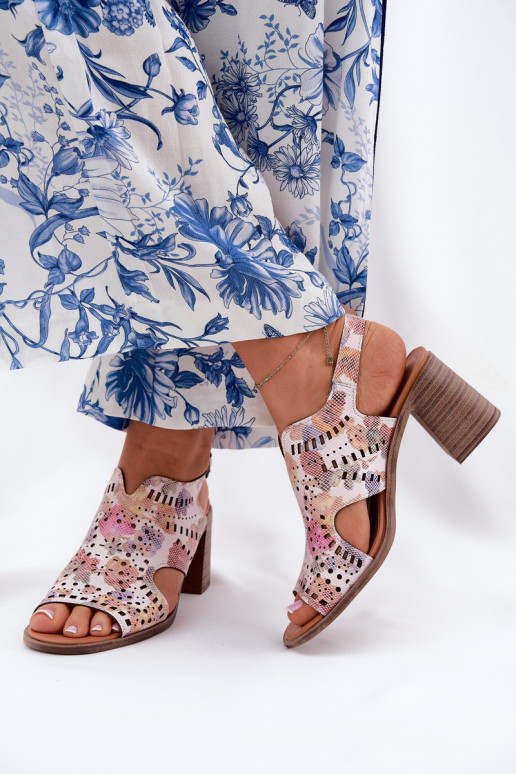 Ažuurne Pealistesandaalid Mitmevärvilised Tosine