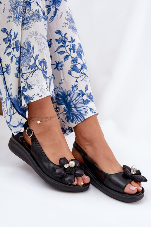 Pealistesandaalid Koos Ornate lilledegaem msuud Divonne