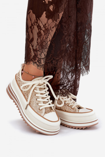 Vabaaja jalanõud platvormiga S.Barski BF51-101 liivakarva