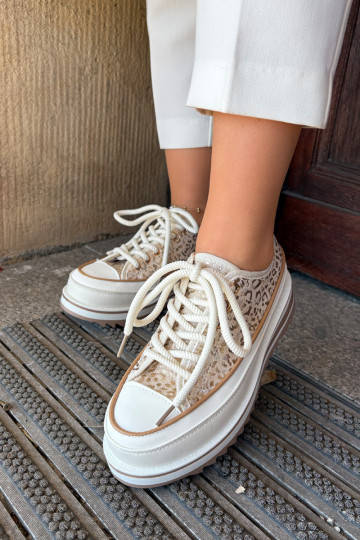 Vabaaja jalanõud platvormiga S.Barski BF51-101 liivakarva 2