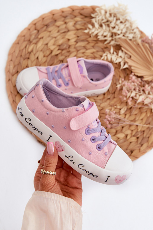 vabaaja jalanõud Laste Lee Cooper LCIN-24-02-2160 Tumeroosad värvi