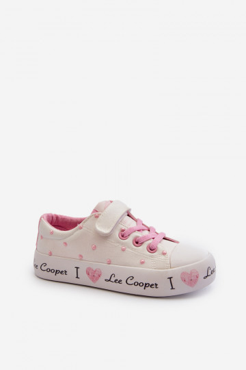 Valged laste vabaaja jalatsid Lee Cooper LCIN-24-02-2159