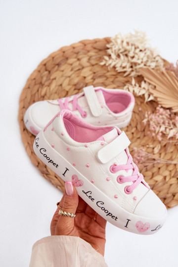 vabaaja jalanõud Laste Lee Cooper LCIN-24-02-2159 valget värvi 2