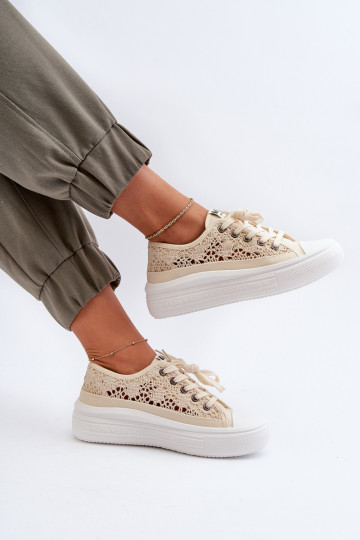 Pitsilised naiste saapad Lee Cooper LCIN-23-44-1620 beeži värvi 2