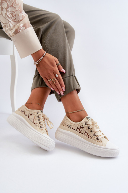 Pitsilised naiste saapad Lee Cooper LCIN-23-44-1620 beeži värvi