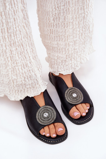 Läikivad Pealistesandaalid Ozdobnym Detalem S.Barski KV51-012 msuud