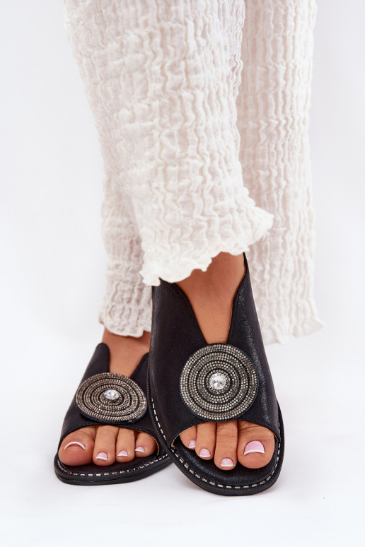 Läikivad Pealistesandaalid Ozdobnym Detalem S.Barski KV51-012 msuud