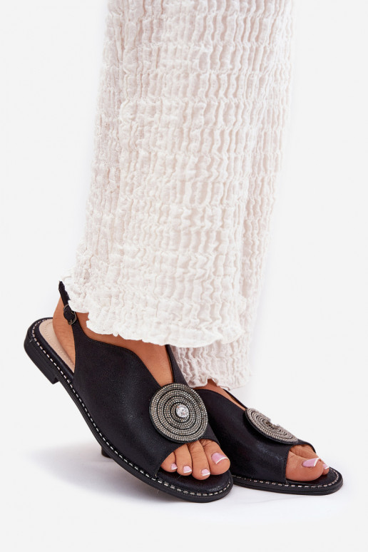 Läikivad Pealistesandaalid Ozdobnym Detalem S.Barski KV51-012 msuud