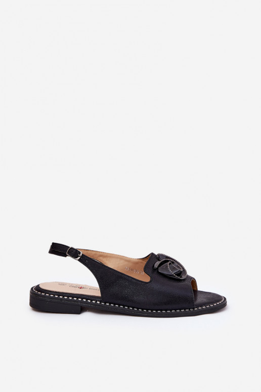 Läikivad Pealistesandaalid kaunistustega S.Barski KV51-006 msuud