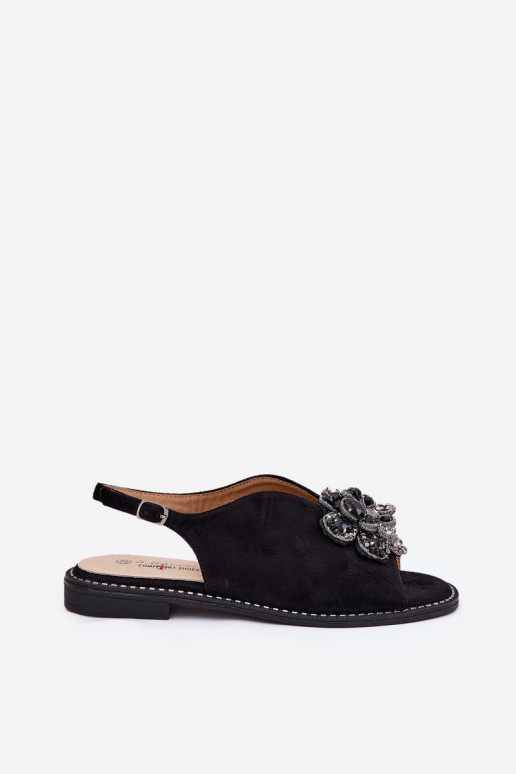 Pealistesandaalid laiade nööridega kaunistustega S.Barski KV27-001 msuud