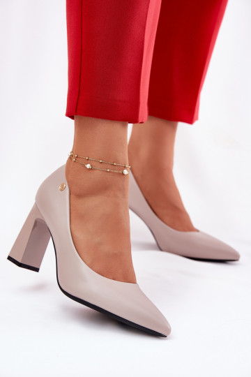 Elegantsed Kingad Peal Słupkosisseym Obcasie Vinceza 62221 Halli värvi