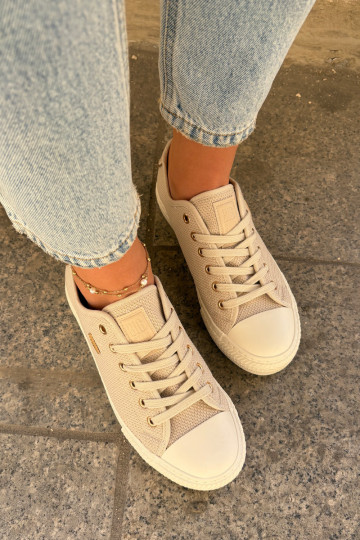 Riidest naiste saapad Big Star RR274767 beeži värvi 2