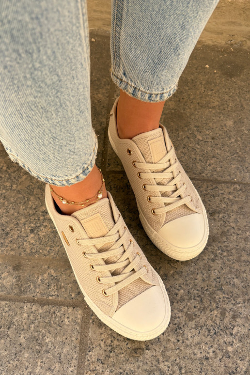 Riidest naiste saapad Big Star RR274767 beeži värvi