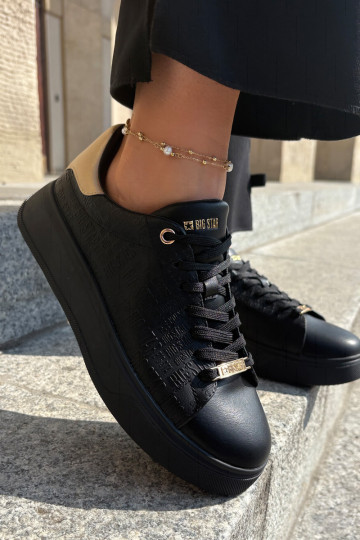 Sneakers tüüpi jalanõud Pealiste omad eko-nahast Big Star RR274257 msuud