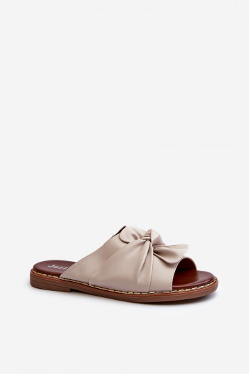 naiste plätud laiade nööridega beeži värvi Nelvira 2