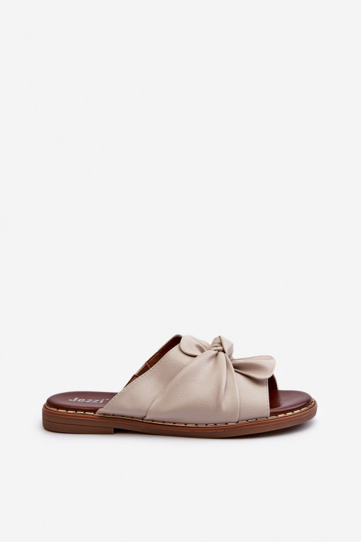 naiste plätud laiade nööridega beeži värvi Nelvira