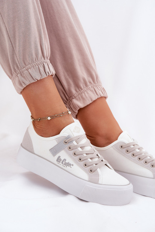 naiste saapad platvormiga Lee Cooper LCIN-25-31-3479L Valget-Halli värvi naiste saapad platvormiga Lee Cooper LCIN-25-31-3479L Valget-Halli värvi