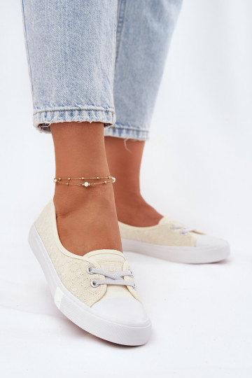 Spordijalatsid naiste saapad Z Haftem Lee Cooper LCIN-25-31-3445L beeži värvi