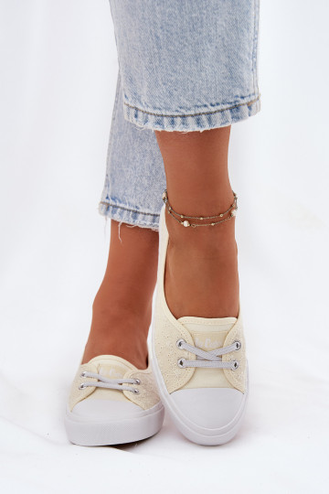 Spordijalatsid naiste saapad Z Haftem Lee Cooper LCIN-25-31-3445L beeži värvi 2