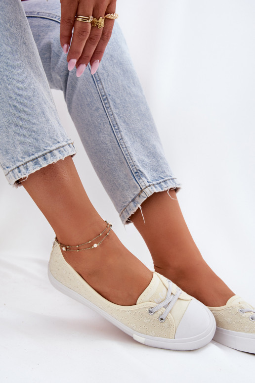 Spordijalatsid naiste saapad Z Haftem Lee Cooper LCIN-25-31-3445L beeži värvi