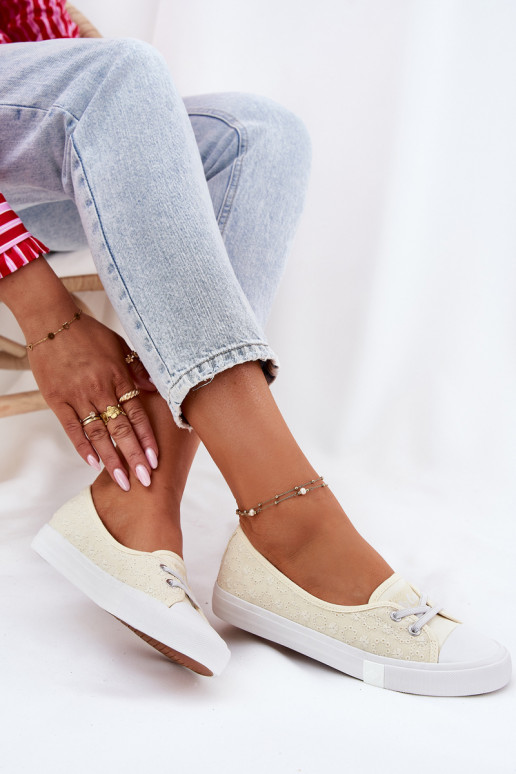 Spordijalatsid naiste saapad Z Haftem Lee Cooper LCIN-25-31-3445L beeži värvi