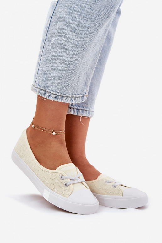 Spordijalatsid naiste saapad Z Haftem Lee Cooper LCIN-25-31-3445L beeži värvi