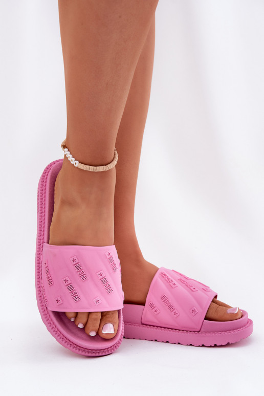 naiste plätud platvormiga Big Star RR274A541 Tumeroosad värvi