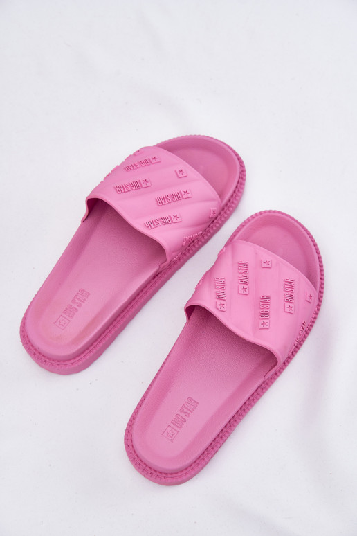 naiste plätud platvormiga Big Star RR274A541 Tumeroosad värvi