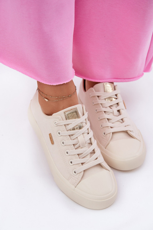 Naistele beežid vabaaja kingad Big Star RR274768 Naistele beežid vabaaja kingad Big Star RR274768