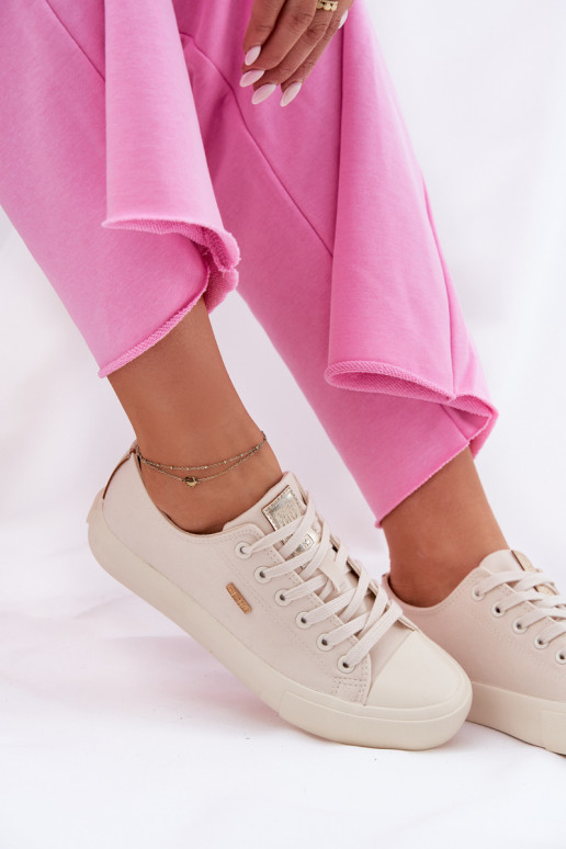 Naistele beežid vabaaja kingad Big Star RR274768 Naistele beežid vabaaja kingad Big Star RR274768