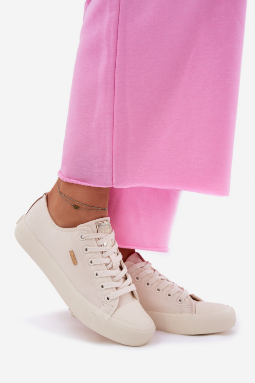 Naistele beežid vabaaja kingad Big Star RR274768 Naistele beežid vabaaja kingad Big Star RR274768