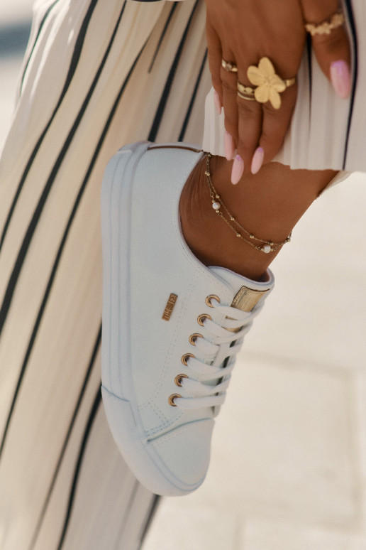 Naistele valged vabaaja kingad kunstnahast Big Star RR274748