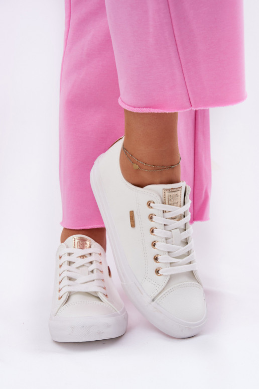 Naistele valged vabaaja kingad kunstnahast Big Star RR274748