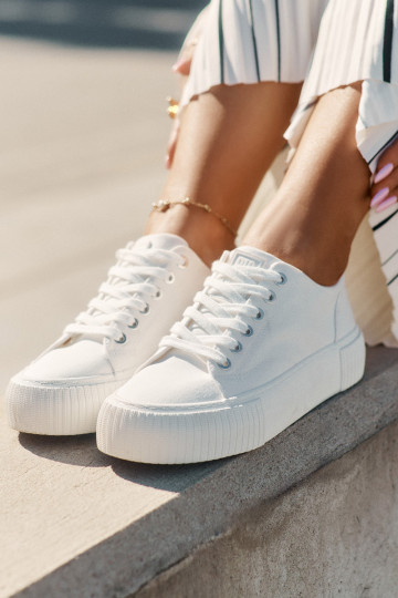 Naistele valged vabaaja kingad Big Star RR274405