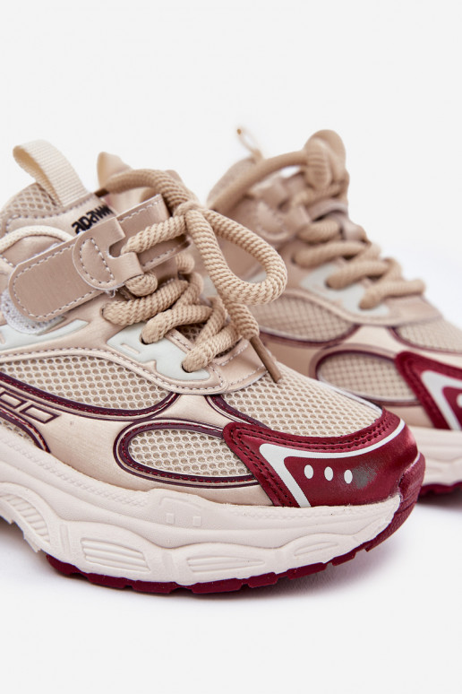 Sneakers tüüpi jalanõud Laste jalanõud Paksu talla peal Kuldset värvi Xairana