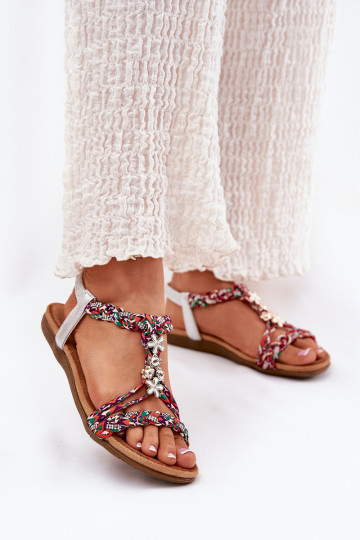 Sellel ondalad sandaalid Z Plecionymi Paskami I Przypinkami Artiker 54C1322 Mitmevärvilised