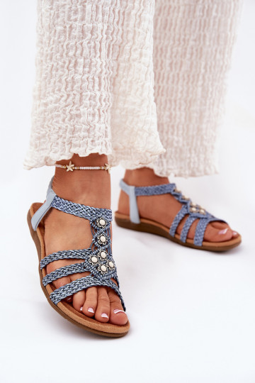 sandaalid Daamid sileda tallaga Z Plecionymi Paskami Artiker 56C1325 Sinist värvi